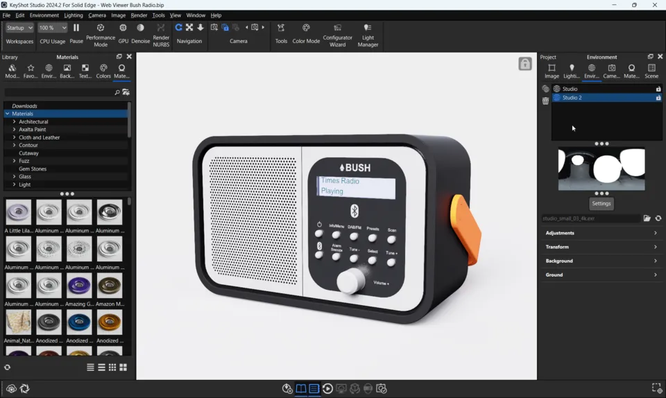 Ücretsiz KeyShot HDRI Editor Eksikliği
