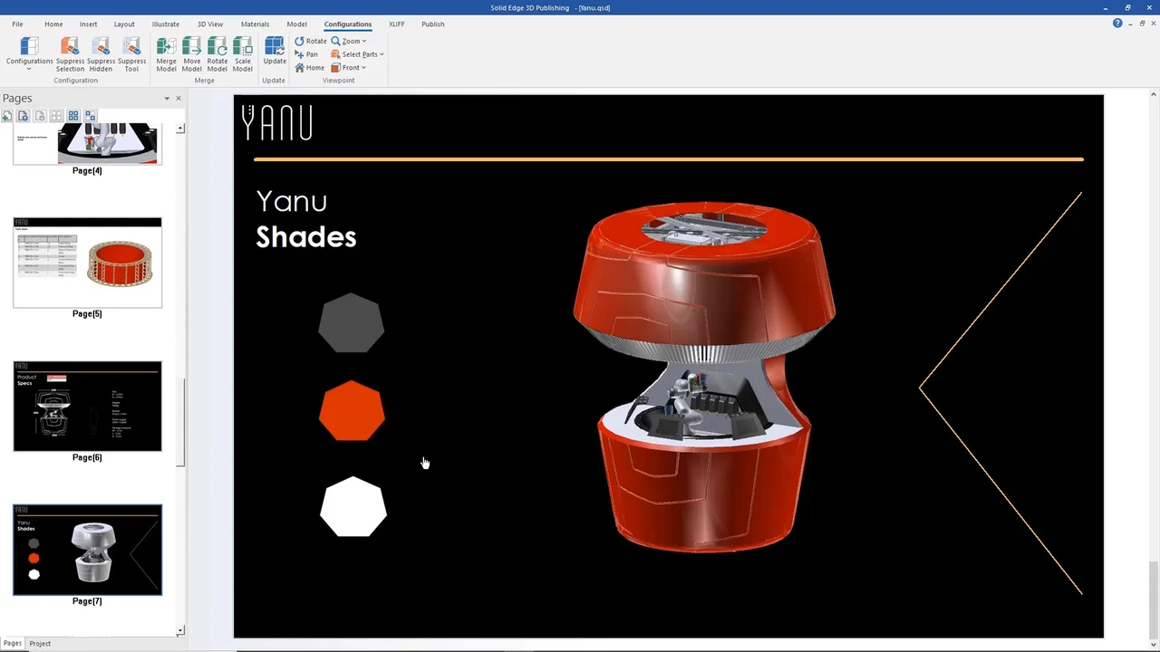 Solid Edge Teknik Yayınlar ile Etkileşimli Doküman Oluşturma