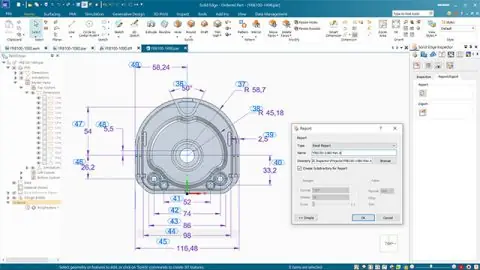 Solid Edge Inspector ile Otomatik Denetim Raporları